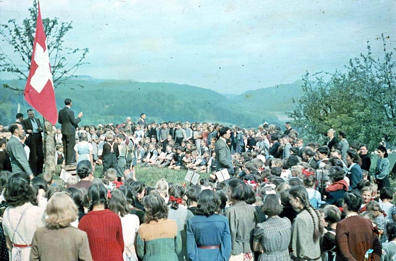 Vue de Liestal, canton de Bâle-Campagne