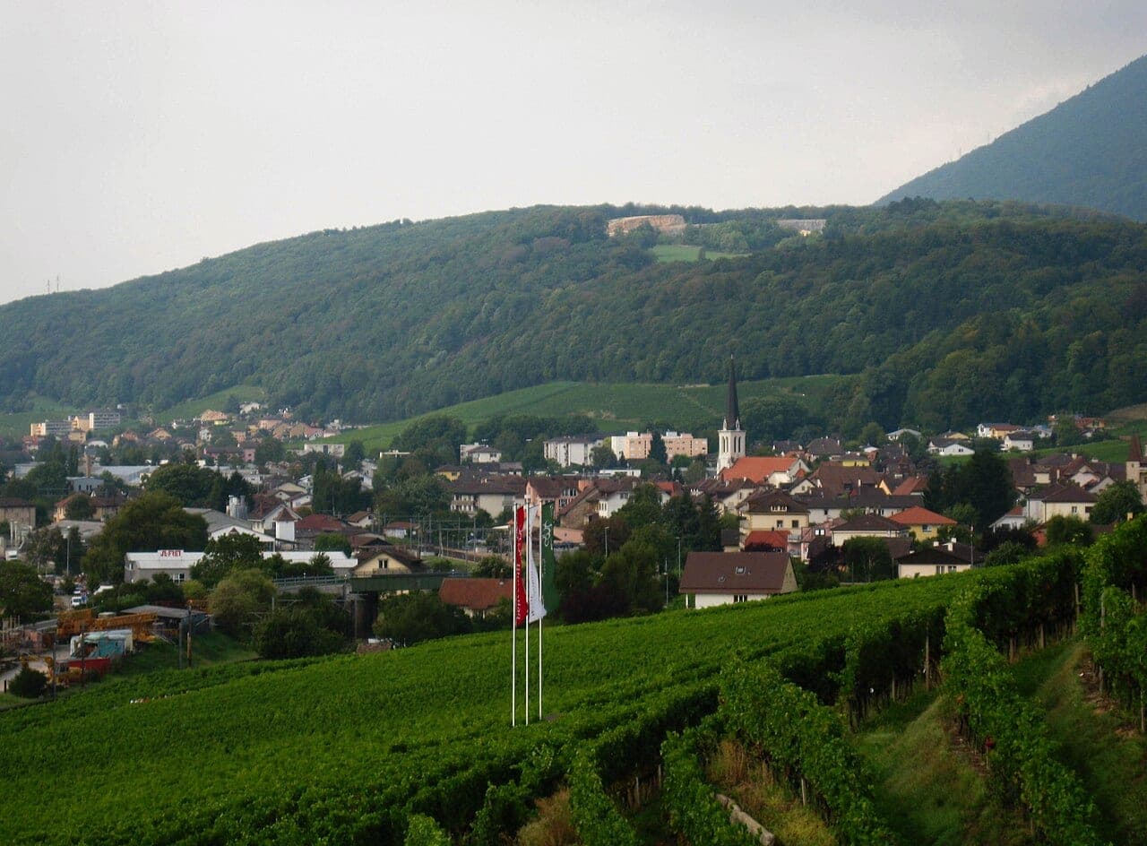 Vue de Neuchâtel, canton de Neuchâtel