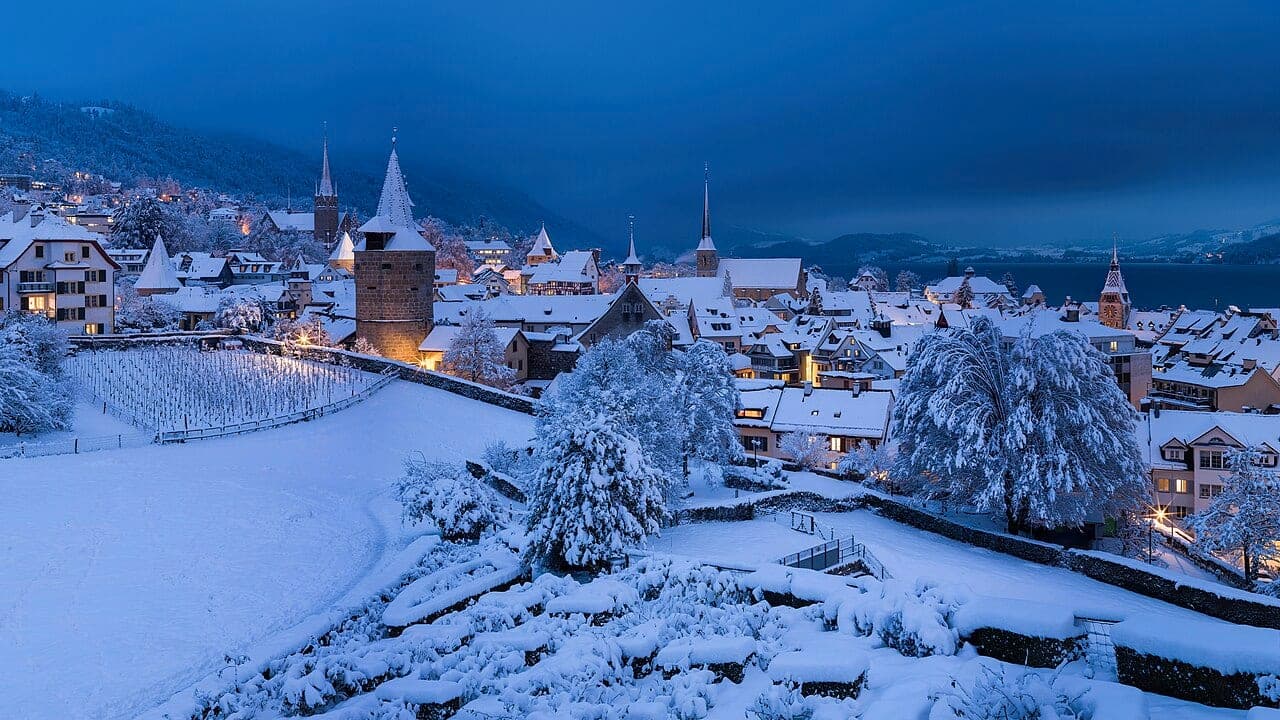 Vue de Zoug, canton de Zoug