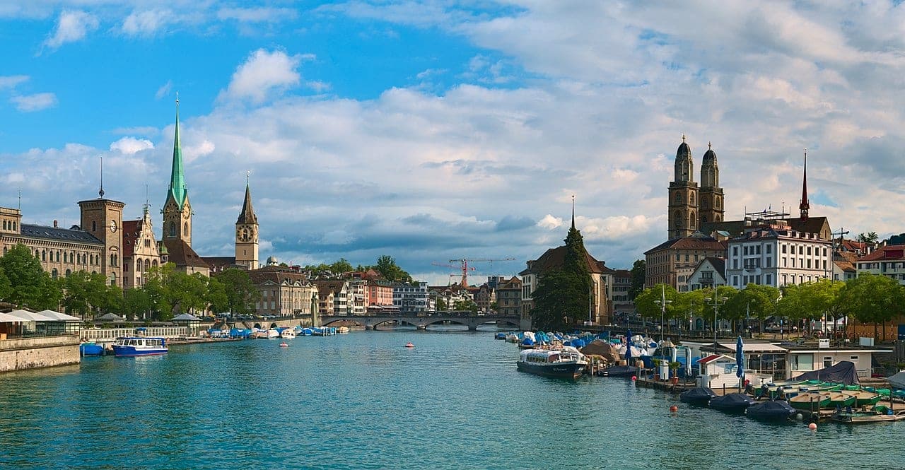 Vue de Zurich, canton de Zurich